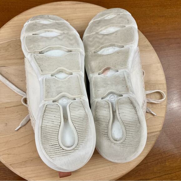 Sezane Sama Sneaker Womens Multicolor Woven Ecru Sam Crochet Suede Leather Sz 9 - Picture 9 of 15